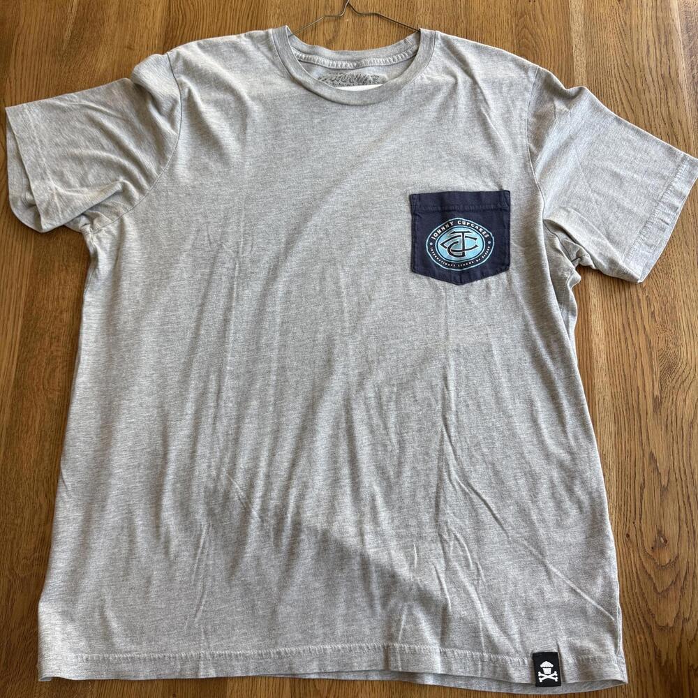 Johnny Cupcakes Crest Pocket T-Shirt Size XL